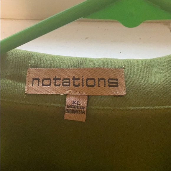 Green Notations blazer in size XL - Picture 2 of 5